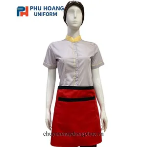 TẠP DỀ CỘT NGANG ĐỎ PHỐI ĐEN 2 TÚI SA054