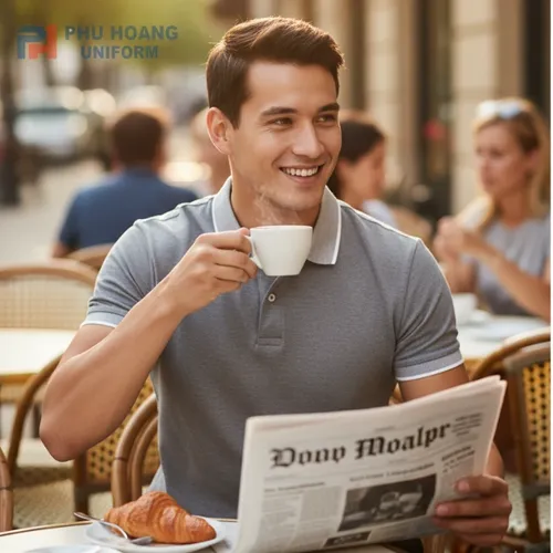 ÁO THUN CỔ TRỤ PL002