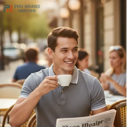 ÁO THUN CỔ TRỤ PL002