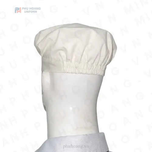 NÓN BẾP XẾP LY MÀU TRẮNG KEM