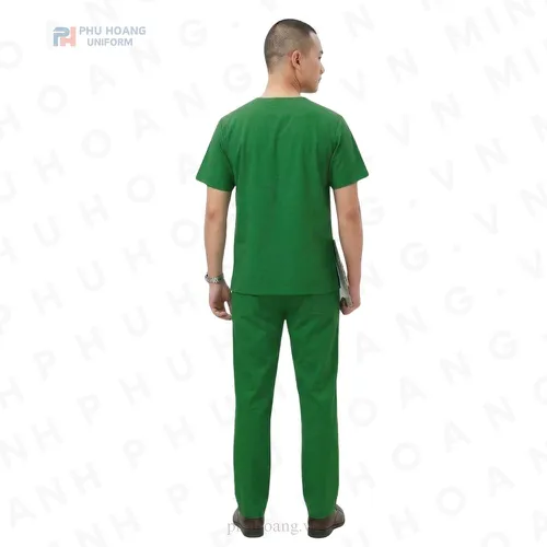 BỘ SCRUBS NAM XANH LÁ NHẠT