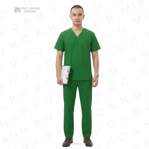 BỘ SCRUBS NAM XANH LÁ NHẠT