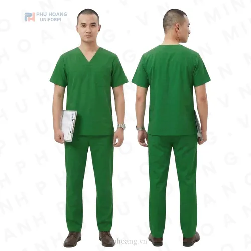 BỘ SCRUBS NAM XANH LÁ NHẠT