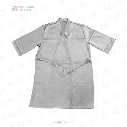 ÁO CHOÀNG SPA MÀU XÁM