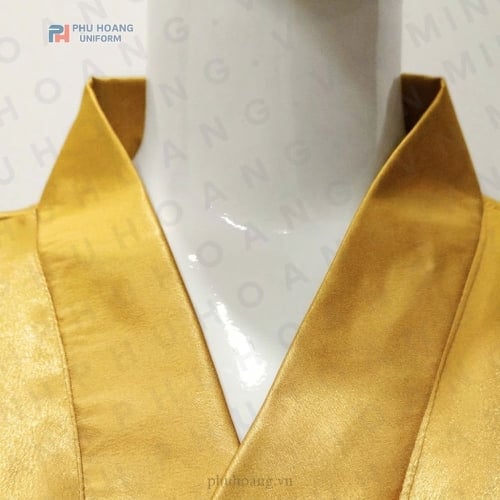 ÁO CHOÀNG SPA MÀU VÀNG