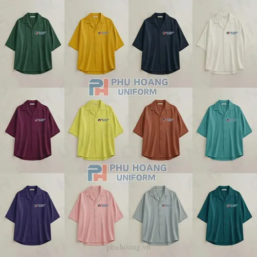 ÁO SƠ MI PHỤC VỤ PV001