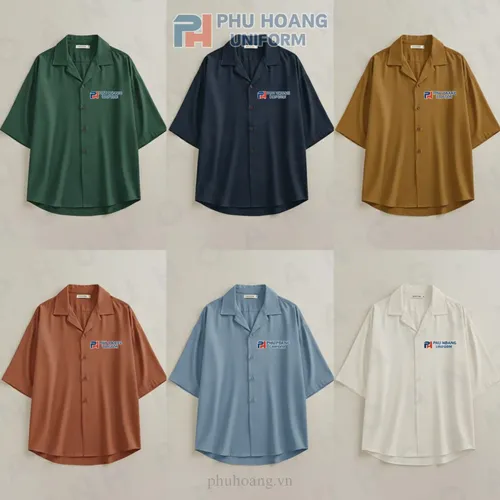 ÁO SƠ MI PHỤC VỤ PV001