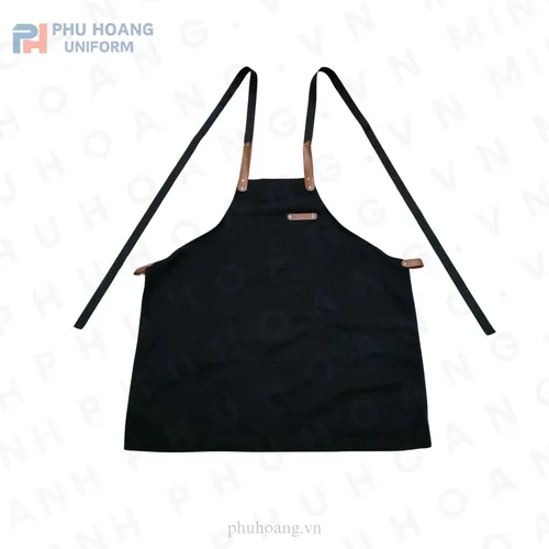 TẠP DỀ ĐEN PHỐI DA DÂY CANVAS (MAY SẴN) 