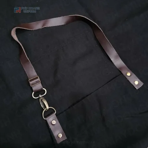 TẠP DỀ ĐEN DÂY DA KHÓA GÀI (MAY SẴN) SA015