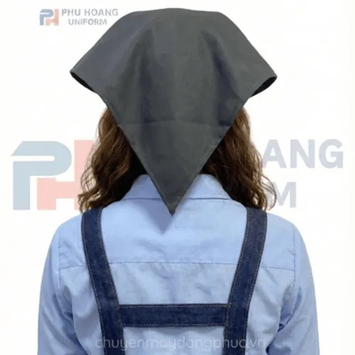 NÓN TAM GIÁC ĐEN MAY SẴN SN005 (1)