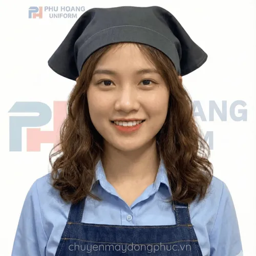 NÓN TAM GIÁC ĐEN MAY SẴN SN005 (1)