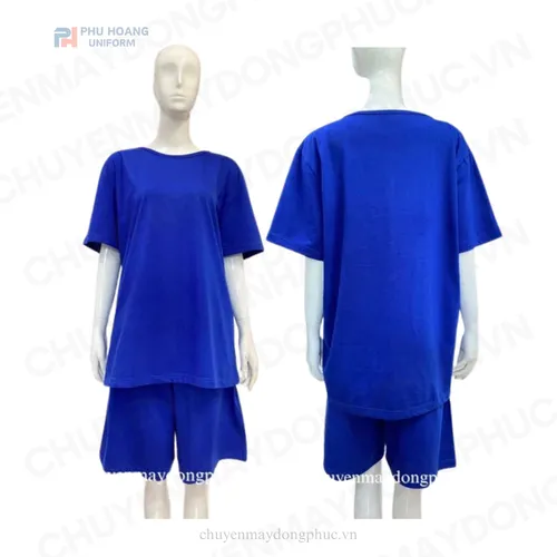 SET QUẦN ÁO SPA MÀU XANH BÍCH (MAY SẴN) SS005