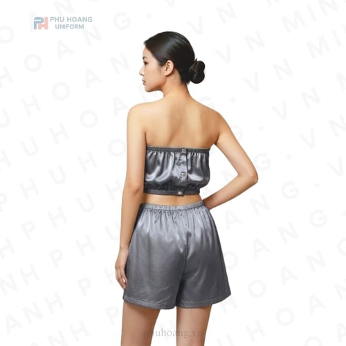 ÁO CHOÀNG SPA MÀU XÁM