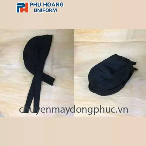 NÓN BẾP CỘT SAU MÀU ĐEN MAY SẴN SN029