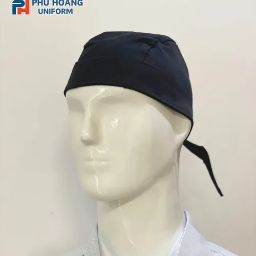 NÓN BẾP CỘT SAU MÀU ĐEN MAY SẴN SN029