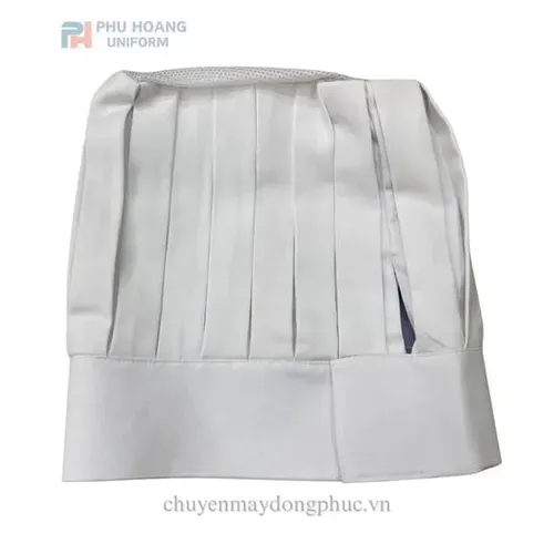 NÓN BẾP TRƯỞNG TRẮNG MAY SẴN SN022