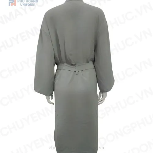 ÁO CHOÀNG SPA XÁM GHI (MAY SẴN) – SS018