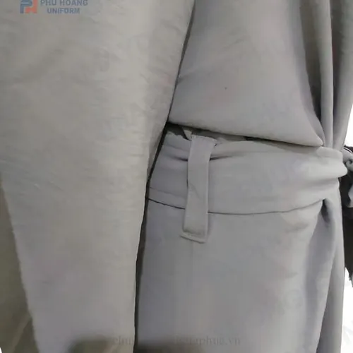 ÁO CHOÀNG SPA XÁM GHI (MAY SẴN) – SS018