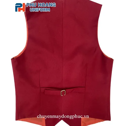 ÁO GILE NAM NỮ MÀU ĐỎ MAY SẴN SG002