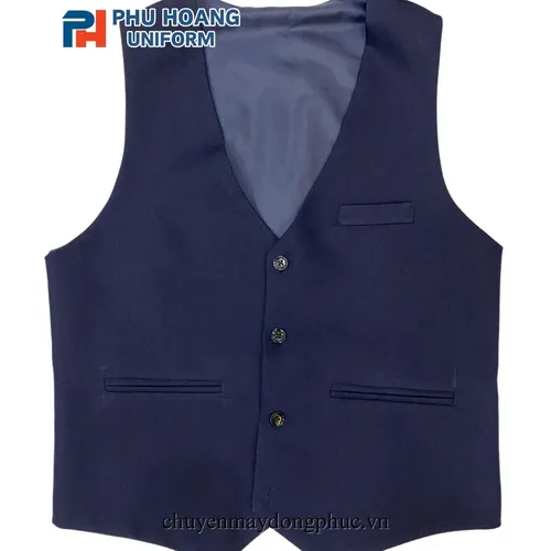 ÁO GILE NAM NỮ MÀU XANH ĐEN MAY SẴN SG003