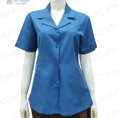 ĐỒNG PHỤC TẠP VỤ MÀU XANH DƯƠNG MAY SẴN SL002