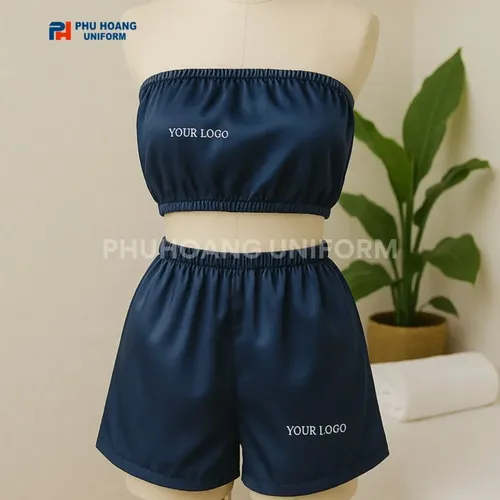 BỘ QUẦN ÁO QUÂY SPA CHO KHÁCH SP001