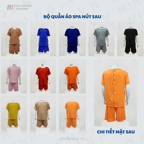 BỘ SPA NÚT SAU – NHIỀU MÀU