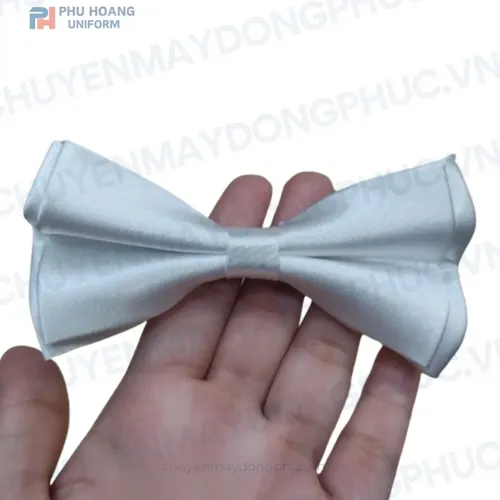 NƠ PHỤC VỤ MÀU TRẮNG MAY SẴN SG009