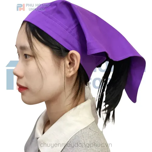 NÓN TAM GIÁC TÍM MAY SẴN SN007