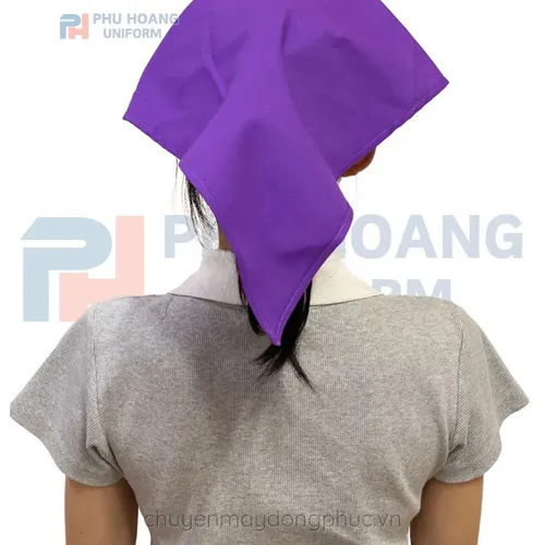 NÓN TAM GIÁC TÍM MAY SẴN SN007