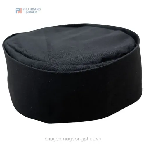 NÓN BẾP NHẬT VẢI GẤP ĐEN MAY SẴN SN023