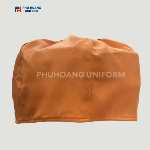 MŨ PHỤC VỤ BÍ NGÔ MÀU CAM MAY SẴN SV005