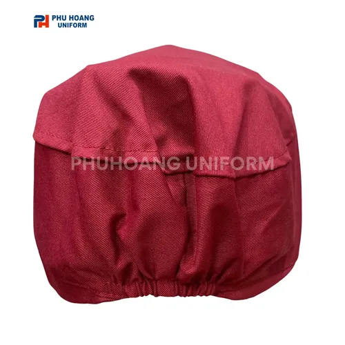 MŨ PHỤC VỤ MÀU ĐỎ ĐÔ MAY SẴN SV006