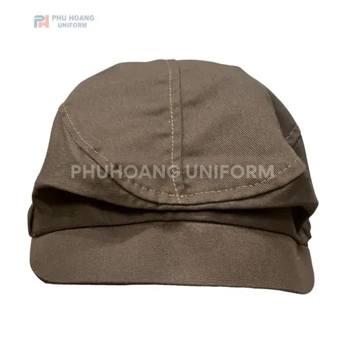 MŨ PHỤC VỤ KIỂU MÀU NÂU MAY SẴN SV004