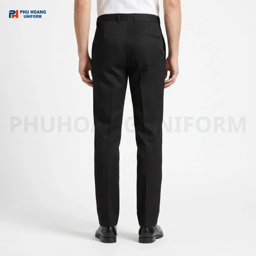 Quần Tây Đen Nam Cao Cấp Slim Fit