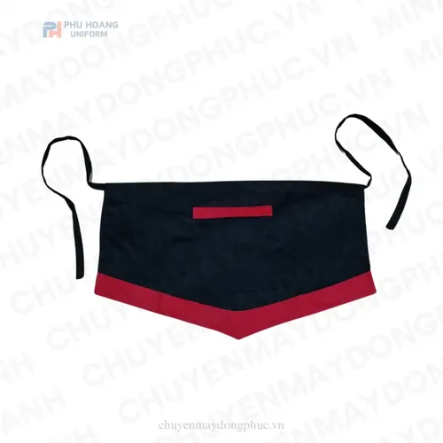 TẠP DỀ CỘT NGANG LINE V ĐEN PHỐI ĐỎ SA046