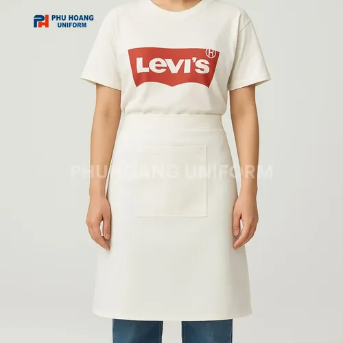 TẠP DỀ CỘT NGANG TRẮNG KEM 60CM SA045