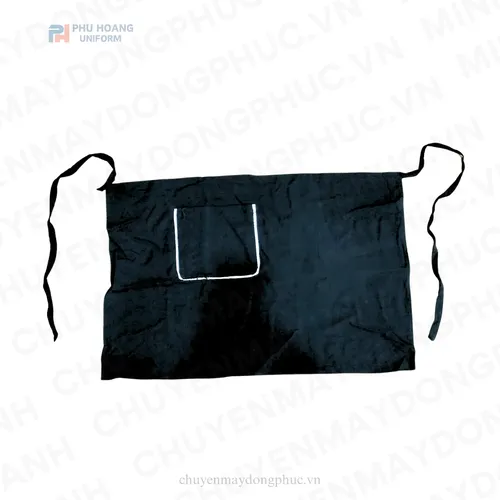 TẠP DỀ KAKI THUN ĐEN PHỐI TÚI VIỀN TRẮNG SA039