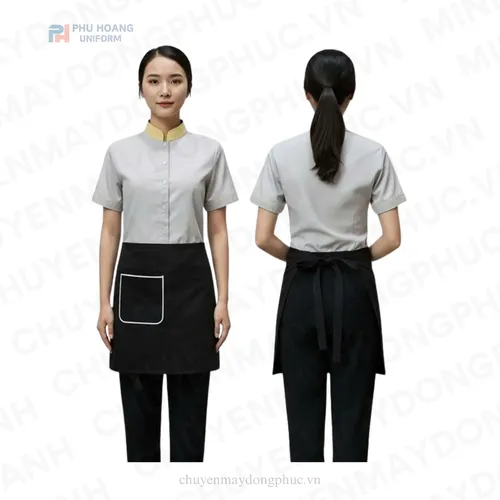 TẠP DỀ KAKI THUN ĐEN PHỐI TÚI VIỀN TRẮNG SA039