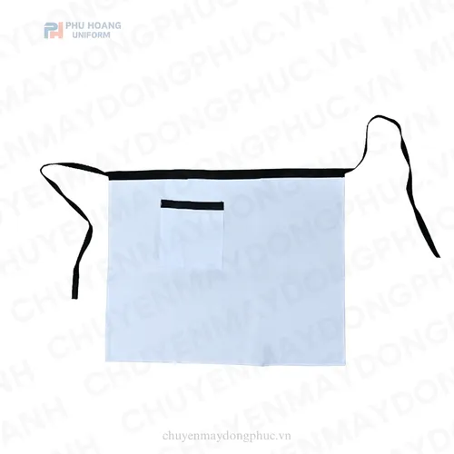 TẠP DỀ CỘT NGANG TRẮNG PHỐI ĐEN 60CM SA037