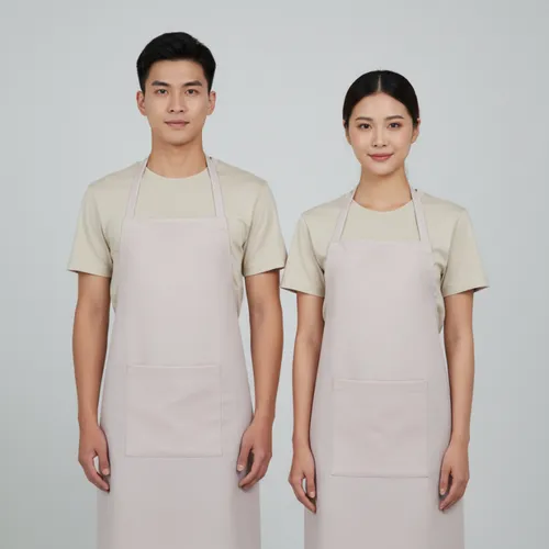 TẠP DỀ YẾM KAKI THUN MÀU KEM BE MAY SẴN SA025