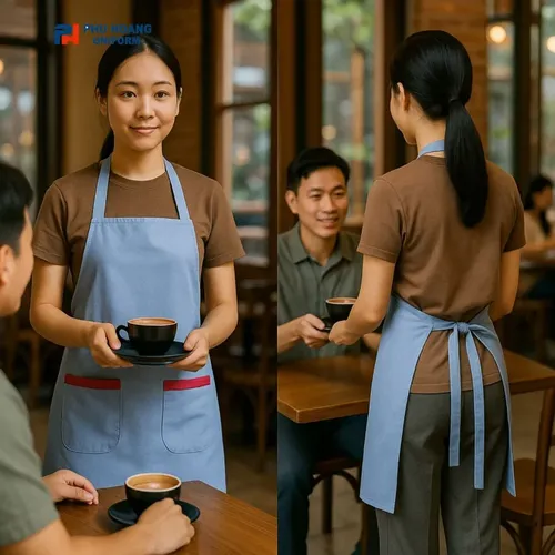 TẠP DỀ YẾM XANH PASTEL PHỐI ĐỎ SA044