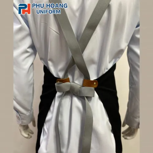 TẠP DỀ ĐEN PHỐI DA DÂY CANVAS (MAY SẴN) SA014