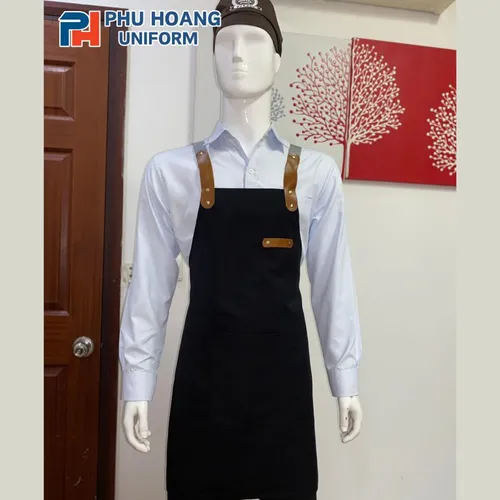 TẠP DỀ ĐEN PHỐI DA DÂY CANVAS (MAY SẴN) SA014