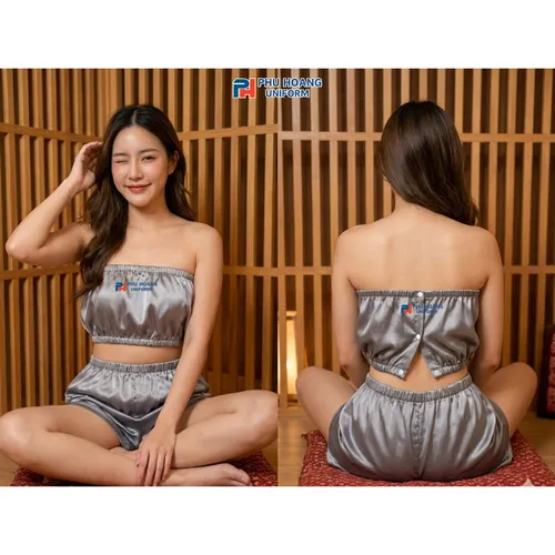 BỘ QUẦN ÁO QUÂY SPA NÚT BẤM SP002