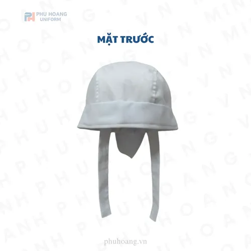 NÓN BẾP CỘT SAU MÀU TRẮNG MAY SẴN SN030