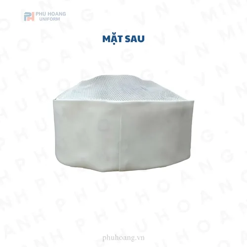 NÓN BẾP TRÒN KIỂU NHẬT CHÓP LƯỚI TRẮNG MAY SẴN SN036