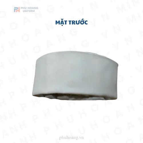 NÓN BẾP TRÒN KIỂU NHẬT CHÓP LƯỚI TRẮNG MAY SẴN SN036