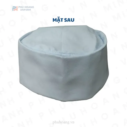 NÓN BẾP NHẬT VẢI GẤP TRẮNG ĐỤC MAY SẴN SN026