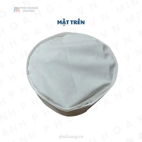 NÓN BẾP NHẬT VẢI GẤP TRẮNG TINH MAY SẴN SN025